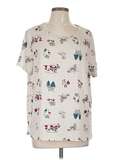 Pre-owned Secret Treasures Short Sleeve T-shirt In Ivory