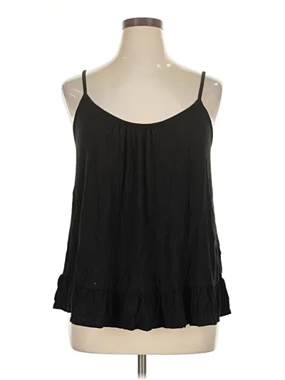 Pre-owned Secret Treasures Sleeveless Blouse In Black