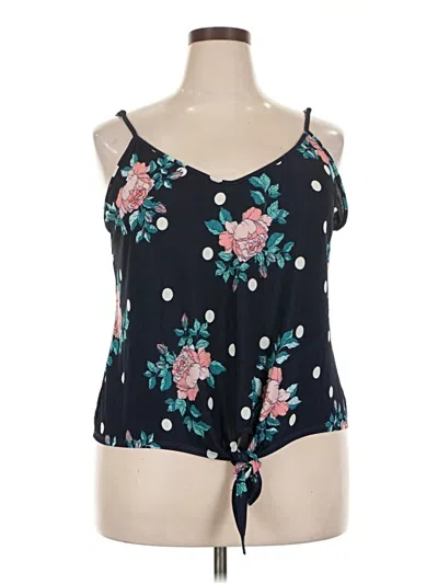 Pre-owned Secret Treasures Sleeveless Blouse In Black
