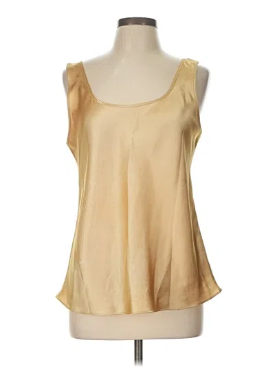 Pre-owned Secret Treasures Sleeveless Blouse In Gold