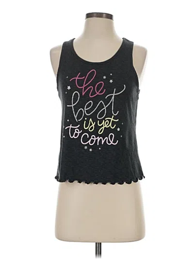 Pre-owned Secret Treasures Sleeveless Top Black Sweetheart Neckline Tops