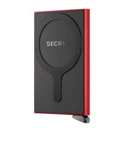 Secrid Aluminium Magsafe Cardprotector In Red