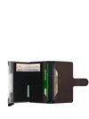 Secrid Button-fastening Leather Cardholder In Brown