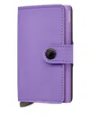 Secrid Button Mini Wallet In Purple