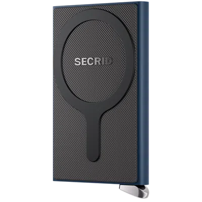 Secrid Cardprotector+ Fluted For Magsafe In Blue