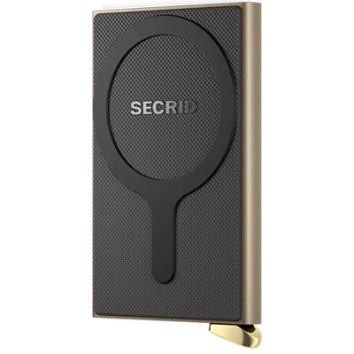 Secrid Cardprotector+ Fluted For Magsafe In Brown
