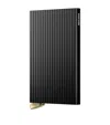 Secrid Fluted Aluminium Cardprotector In Black