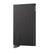 Secrid Fluted Aluminium Cardprotector In Black