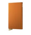 Secrid Fluted Aluminium Cardprotector In Orange