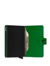 Secrid Leather Cardholder In Green