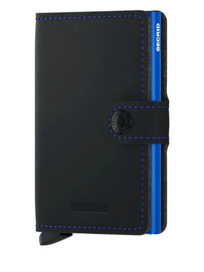 Secrid Leather Mini Wallet In Black