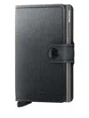 Secrid Leather Mini Wallet In Black