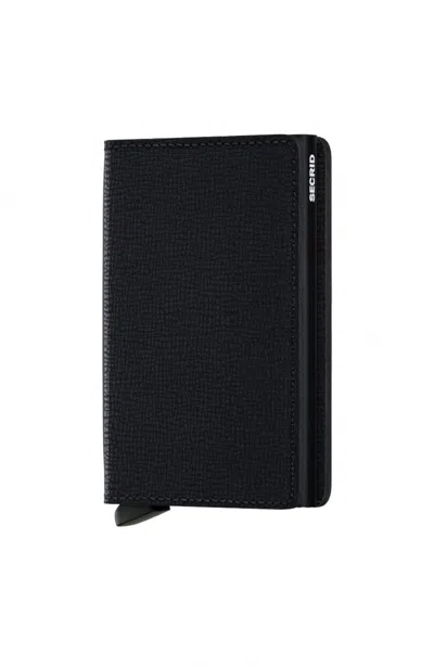 Secrid Men's Crisple Slim Wallet In Black