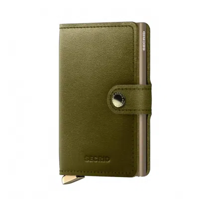 Secrid Men's Premium Miniwallet In Dusk Olive In Multi