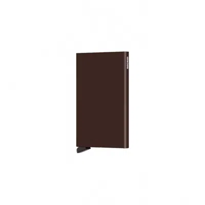 Secrid Men's Rfid Protected Card Holder In Brown