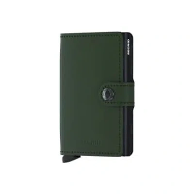 Secrid Mini Wallet Matte Green / Black