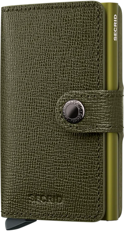 Secrid Miniwallet Crisple In Green