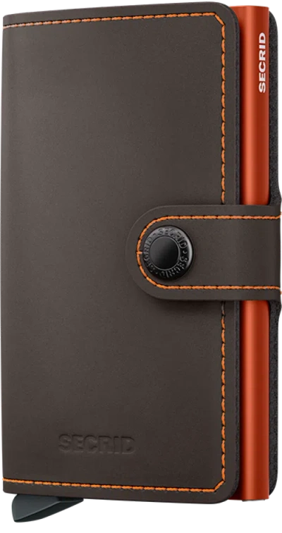 Secrid Miniwallet Matte In Brown
