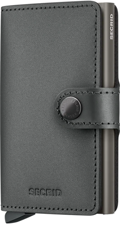 Secrid Miniwallet Matte In Gray