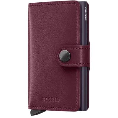 Secrid Miniwallet Original In Burgundy