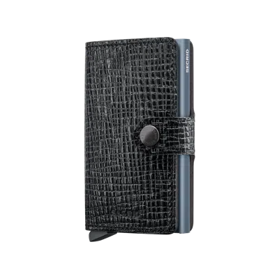 Secrid Miniwallet Palmellato In Black