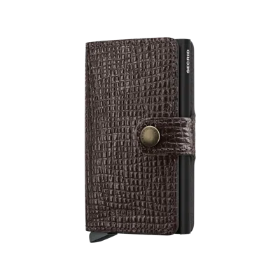 Secrid Miniwallet Palmellato In Brown