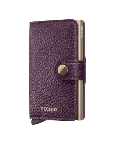 Secrid Miniwallet Pebble In Grape