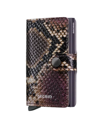 Secrid Miniwallet Serpent In Purple