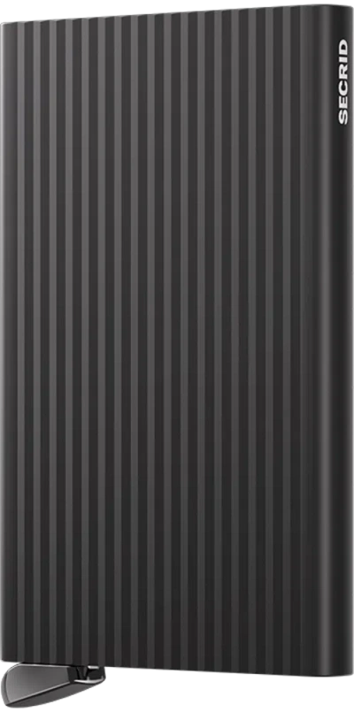 Secrid Premium Cardprotector+ Fluted In Black