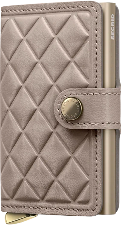 Secrid Premium Miniwallet+ Emboss Diamond In Brown