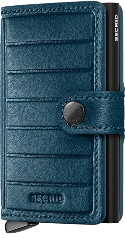 Secrid Premium Miniwallet+ Emboss Lines In Blue