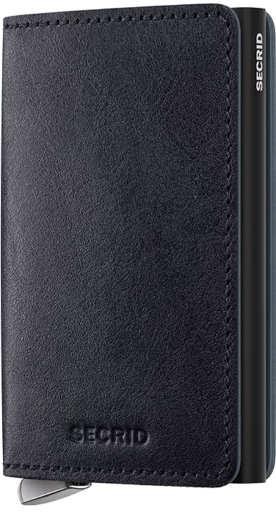 Secrid Premium Slimwallet+ Basco In Black