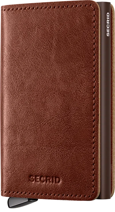 Secrid Premium Slimwallet+ Basco In Brown