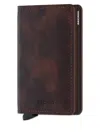 Secrid Slimwallet Leather Cardholder In Brown