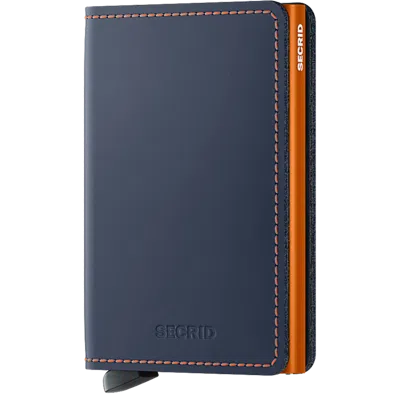 Secrid Slimwallet Matte In Blue