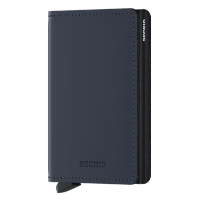 Secrid Slimwallet Matte In Blue