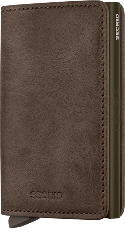 Secrid Slimwallet Vintage In Brown
