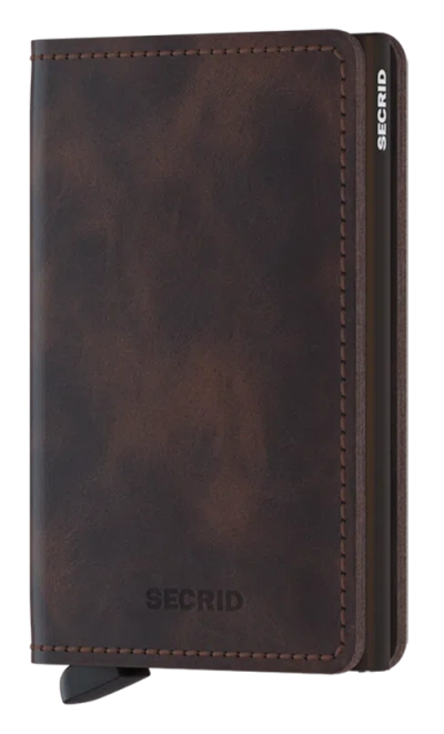 Secrid Slimwallet Vintage In Brown