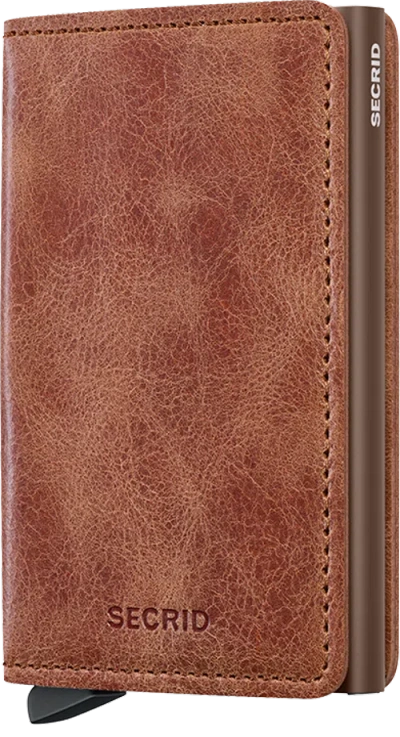 Secrid Slimwallet Vintage In Brown