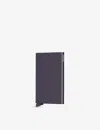 Secrid C-dark Purple Cardprotector Aluminium Card Holder In C-dark Purple