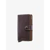 Secrid Womens Chocolate Miniwallet Leather Wallet