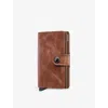 Secrid Womens Cognac Brown Miniwallet Leather Wallet