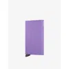 Secrid Womens Lilac Cardprotector Aluminium Cardholder