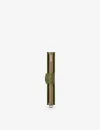 Secrid Mdu-olive Premium Miniwallet Leather And Aluminium Wallet In Mdu-olive