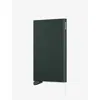 Secrid Cardprotector Powder Aluminium Wallet In Green