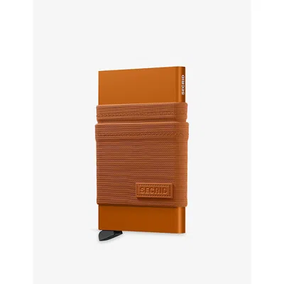 Secrid Womens Orange Flexwallet Original Aluminium Wallet