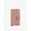 Secrid Womens Rose Miniwallet Pebbled-leather Wallet