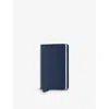 Secrid Womens Navy Slimwallet Original Leather Cardholder In Navy