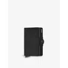 Secrid Womens Black Twinwallet Crisple Leather Cardholder In Black
