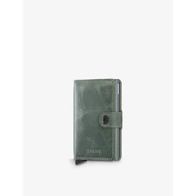 Secrid Womens Sage Vintage Miniwallet Leather Wallet